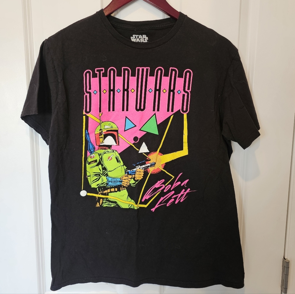 Star Wars Boba Fett Retro-Inspired Tee - Mens, Excellent Condition
